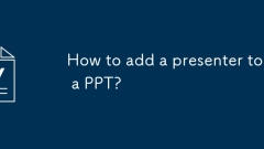 Bagaimana cara menambah penyampai ke ppt?