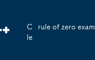 C rule of zero example
