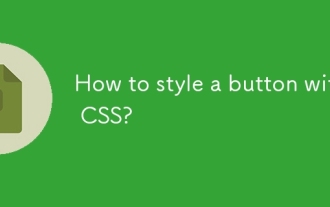 How to style a button with CSS?
