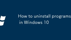 Cara menyahpasang program di Windows 10