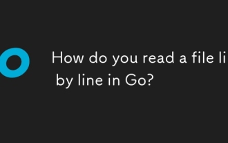How do you read a file line by line in Go?