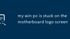 Mon PC Win est coincé sur l'écran du logo de la carte mère