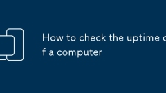 Cara memeriksa uptime komputer