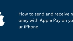 So senden und erhalten Sie Geld mit Apple Pay auf Ihrem iPhone
