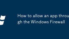 Cara Membenarkan Aplikasi Melalui Firewall Windows