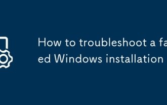 Cara menyelesaikan masalah pemasangan Windows yang gagal