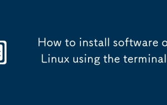 How to install software on Linux using the terminal?