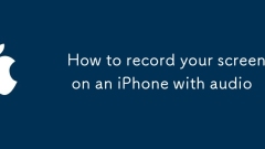 So nennen Sie Ihren Bildschirm auf einem iPhone mit Audio auf