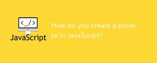 How do you create a promise in JavaScript?