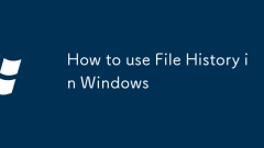 So verwenden Sie den Dateiverlauf in Windows