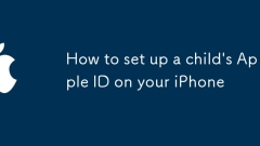 如何在iPhone上設(shè)置孩子的Apple ID