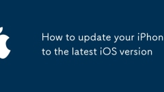 如何將iPhone更新為最新的iOS版本