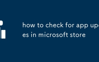 how to check for app updates in microsoft store