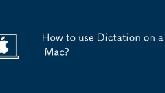 Comment utiliser la dictée sur un Mac?