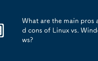 What are the main pros and cons of Linux vs. Windows?