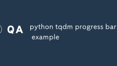 python tqdm progress bar example