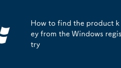 Cara Mencari Kunci Produk dari Pendaftaran Windows