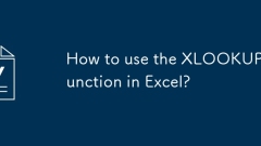 Comment utiliser la fonction xlookup dans Excel?