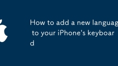 How to add a new language to your iPhone's keyboard