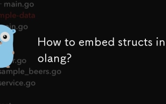 How to embed structs in Golang?