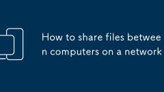 So teilen Sie Dateien zwischen Computern in einem Netzwerk