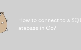 Bagaimana untuk menyambung ke pangkalan data SQL di GO?