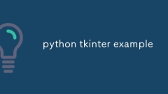 python tkinter example