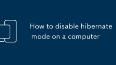 So deaktivieren Sie den Winterschlafmodus auf einem Computer