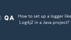 Java 프로젝트에서 Log4J2와 같은 로거를 설정하는 방법은 무엇입니까?