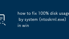 Cara Memperbaiki Penggunaan Cakera 100% oleh Sistem (ntoskrnl.exe) dalam Win