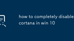 Cara melumpuhkan sepenuhnya Cortana dalam Win 10