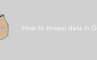 How to stream data in Go?