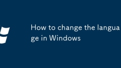Cara menukar bahasa di Windows