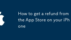 How to get a refund from the App Store on your iPhone