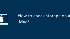 Bagaimana cara menyemak storan pada Mac?