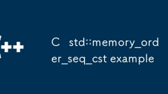 C std::memory_order_seq_cst example