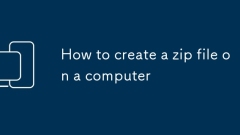 Cara membuat fail zip di komputer