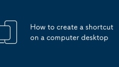 Cara membuat jalan pintas di desktop komputer
