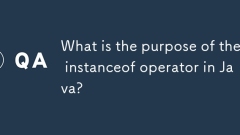 Quel est le but de l'instance d'opérateur en Java?