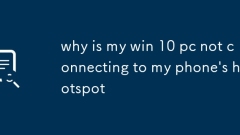 Mengapa PC Win 10 saya tidak menyambung ke hotspot telefon saya