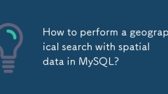 如何在MySQL中使用空间数据执行地理搜索?