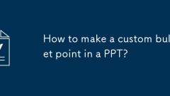 Wie erstelle ich in einem PPT einen benutzerdefinierten Kugelpunkt?
