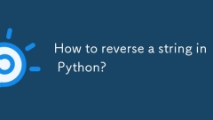 Comment inverser une chaîne dans Python?