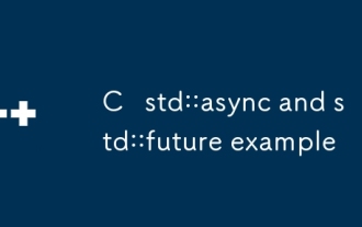 C std :: async et std :: futur exemple