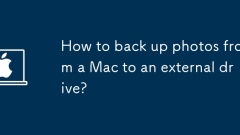 How to back up photos from a Mac to an external drive?