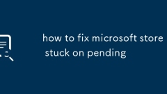 Comment réparer Microsoft Store coincé sur
