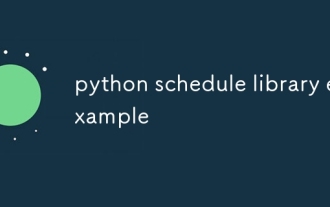 python schedule library example