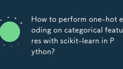PythonのScikit-Learnを使用して、カテゴリ機能を1ホットのエンコードを実行する方法は?