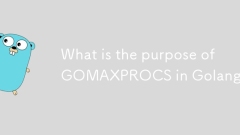 Apakah tujuan GomaxProcs di Golang?