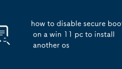 So deaktivieren Sie Secure Boot auf einem Gewinn 11 -PC, um ein weiteres Betriebssystem zu installieren